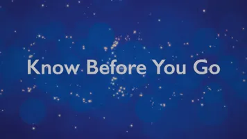 Know Before You Go Banner