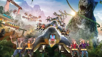 Chessington World of Adventures Jumanji Mandrill Mayhem Key Visual
