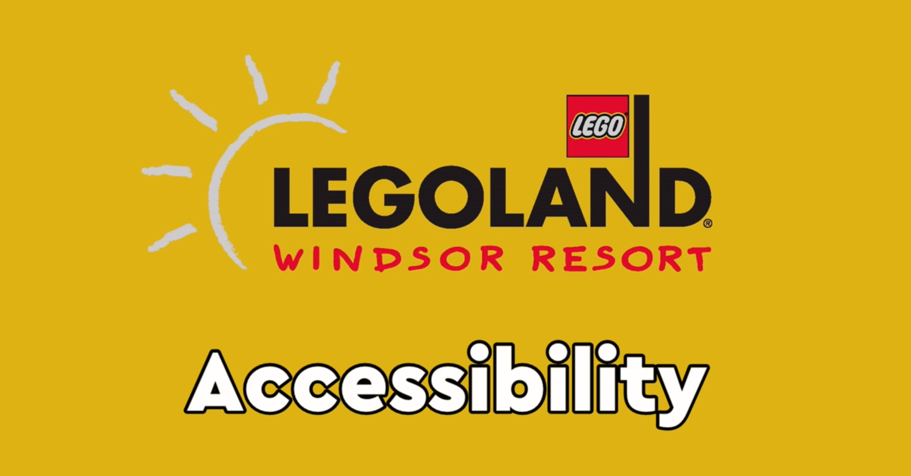 Legoland Windsor Accessibility Banner
